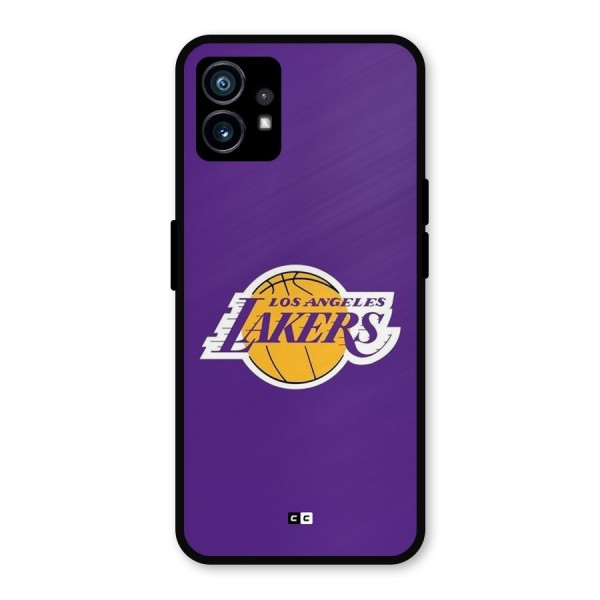 Lakers Angles Metal Back Case for Nothing Phone 1