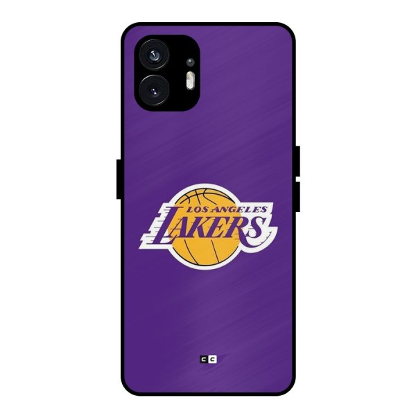 Lakers Angles Metal Back Case for Nothing Phone 2
