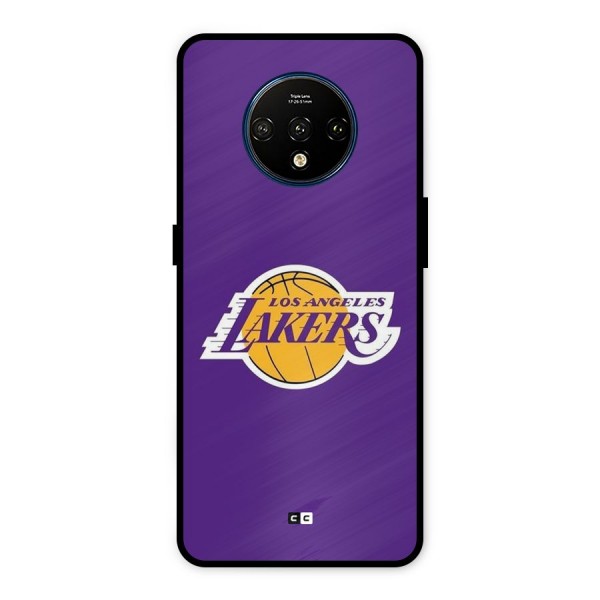 Lakers Angles Metal Back Case for OnePlus 7T