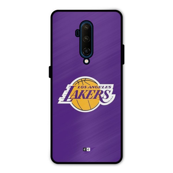 Lakers Angles Metal Back Case for OnePlus 7T Pro