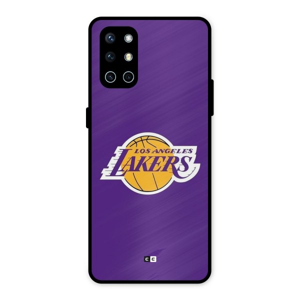 Lakers Angles Metal Back Case for OnePlus 9R