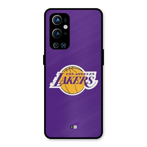 Lakers Angles Metal Back Case for OnePlus 9 Pro