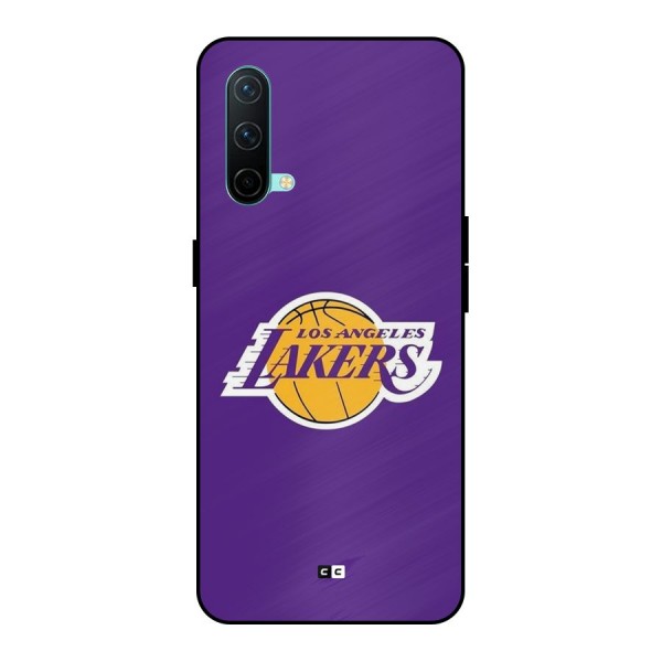 Lakers Angles Metal Back Case for OnePlus Nord CE 5G