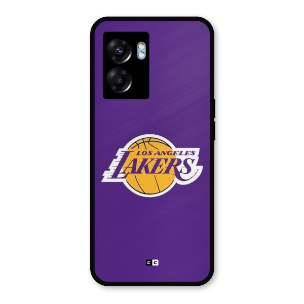 Lakers Angles Metal Back Case for Oppo K10 (5G)