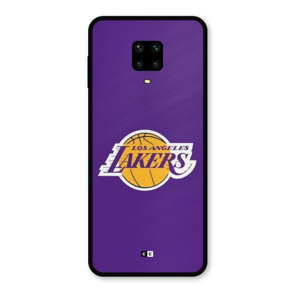 Lakers Angles Metal Back Case for Poco M2