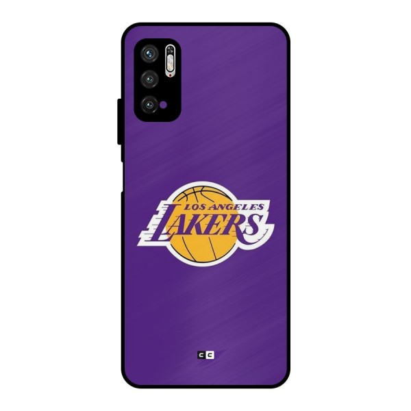 Lakers Angles Metal Back Case for Poco M3 Pro 5G