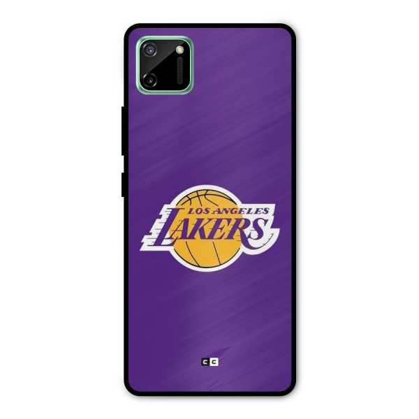 Lakers Angles Metal Back Case for Realme C11