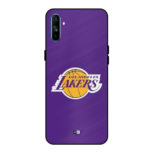 Lakers Angles Metal Back Case for Realme C3