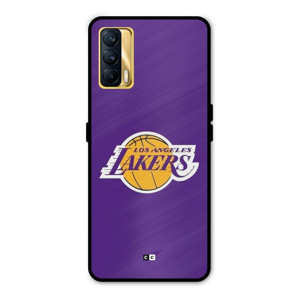 Lakers Angles Metal Back Case for Realme X7