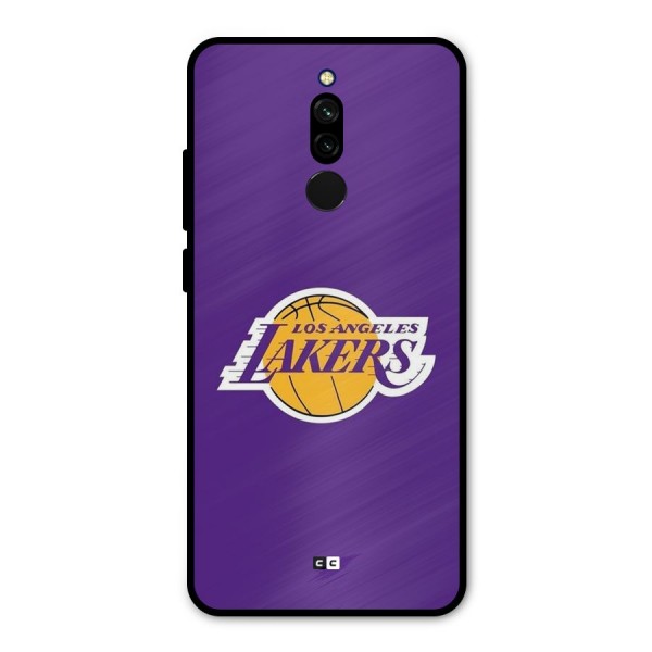 Lakers Angles Metal Back Case for Redmi 8