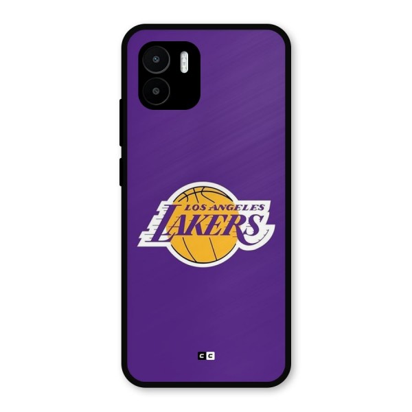 Lakers Angles Metal Back Case for Redmi A1