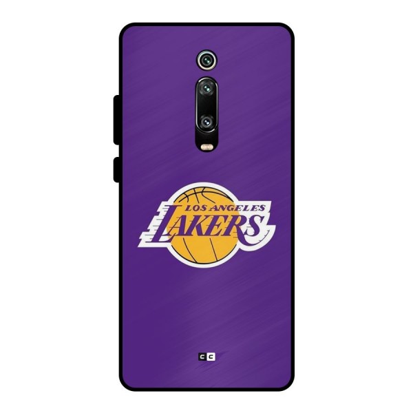 Lakers Angles Metal Back Case for Redmi K20