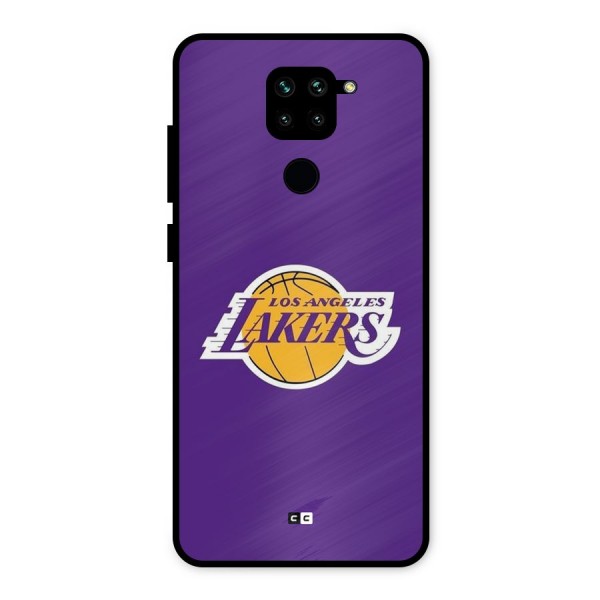 Lakers Angles Metal Back Case for Redmi Note 9