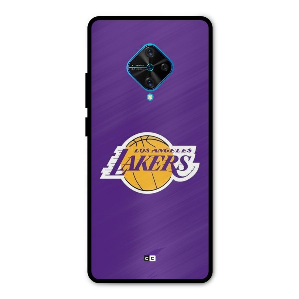 Lakers Angles Metal Back Case for Vivo S1 Pro