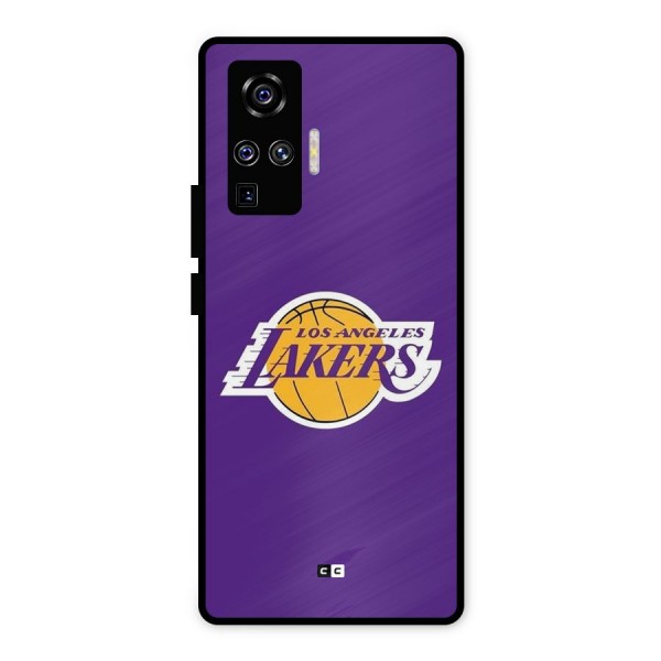 Lakers Angles Metal Back Case for Vivo X50 Pro
