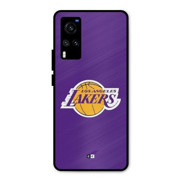 Lakers Angles Metal Back Case for Vivo X60