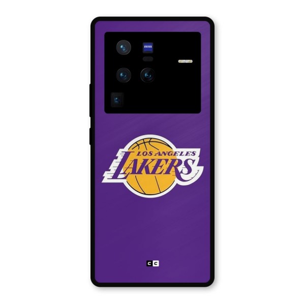 Lakers Angles Metal Back Case for Vivo X80 Pro