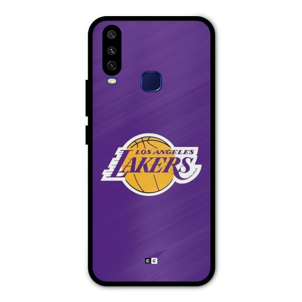 Lakers Angles Metal Back Case for Vivo Y15