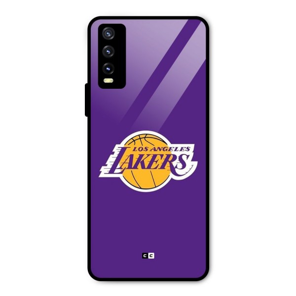 Lakers Angles Metal Back Case for Vivo Y20i