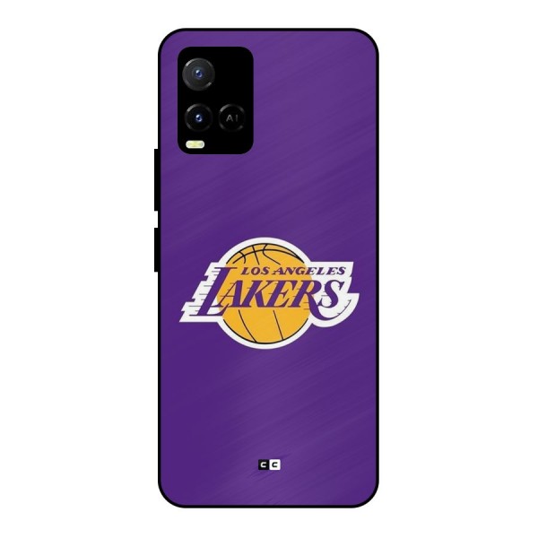 Lakers Angles Metal Back Case for Vivo Y21