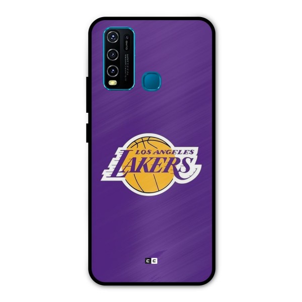Lakers Angles Metal Back Case for Vivo Y30