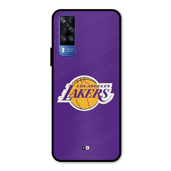 Lakers Angles Metal Back Case for Vivo Y51A