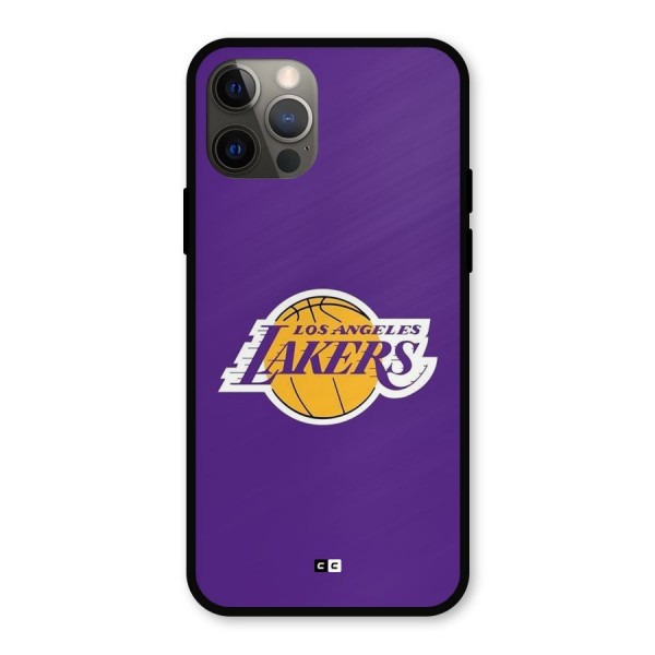Lakers Angles Metal Back Case for iPhone 12 Pro