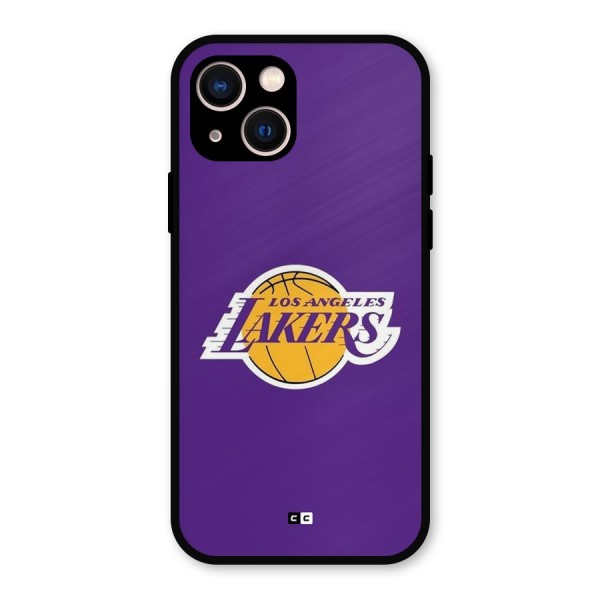 Lakers Angles Metal Back Case for iPhone 13