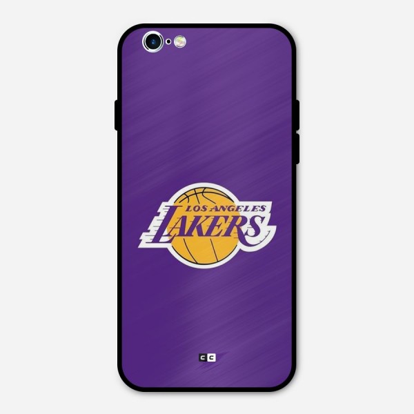 Lakers Angles Metal Back Case for iPhone 6 6s