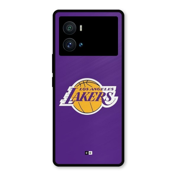 Lakers Angles Metal Back Case for iQOO 9 Pro