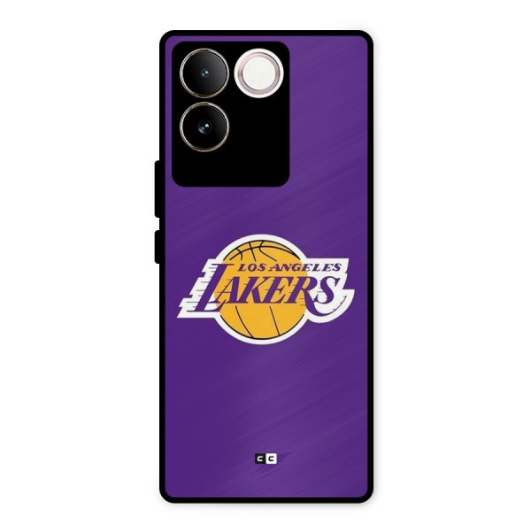 Lakers Angles Metal Back Case for iQOO Z7 Pro