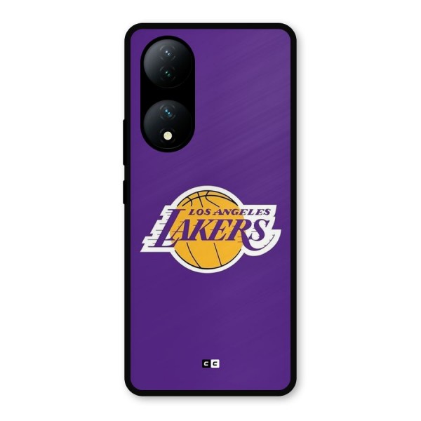 Lakers Angles Metal Back Case for iQOO Z7s