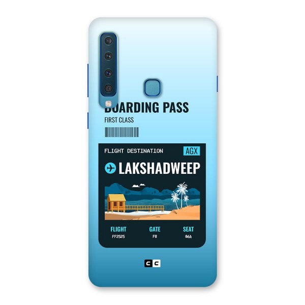 Lakshadweep Boarding Pass Back Case for Galaxy A9 (2018)