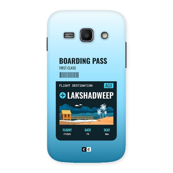Lakshadweep Boarding Pass Back Case for Galaxy Ace3