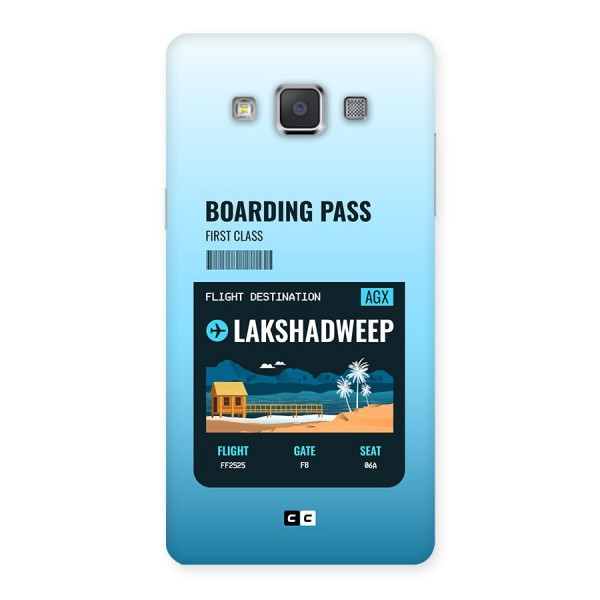 Lakshadweep Boarding Pass Back Case for Galaxy Grand 3