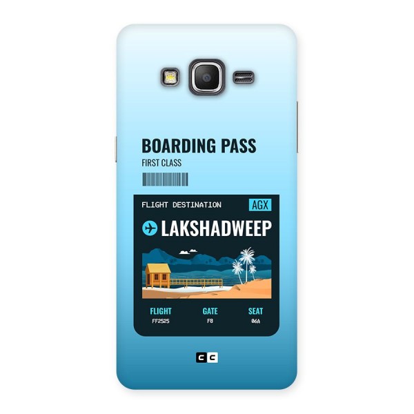 Lakshadweep Boarding Pass Back Case for Galaxy Grand Prime