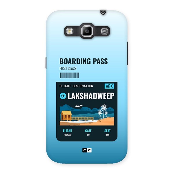 Lakshadweep Boarding Pass Back Case for Galaxy Grand Quattro