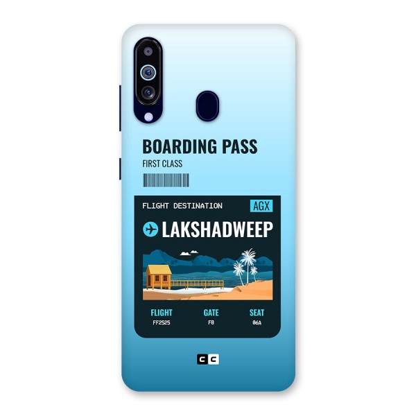 Lakshadweep Boarding Pass Back Case for Galaxy M40