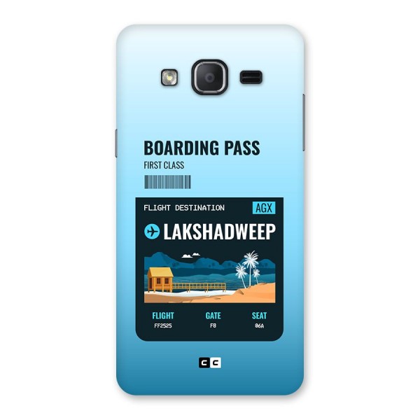 Lakshadweep Boarding Pass Back Case for Galaxy On7 Pro