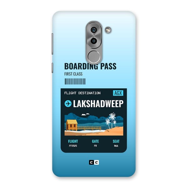 Lakshadweep Boarding Pass Back Case for Honor 6X