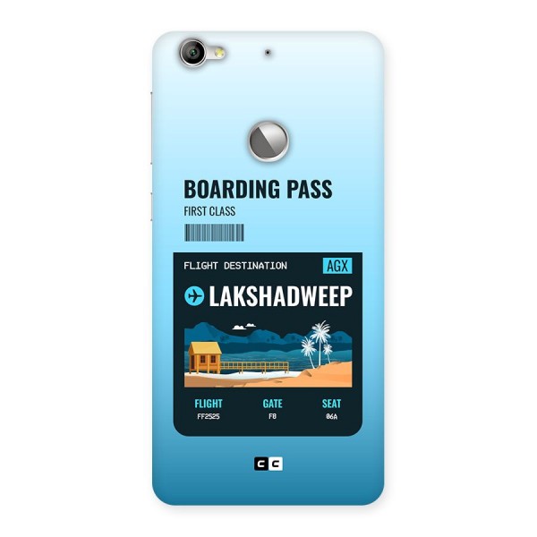 Lakshadweep Boarding Pass Back Case for Le 1S