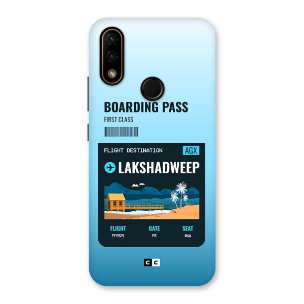 Lakshadweep Boarding Pass Back Case for Lenovo A6 Note