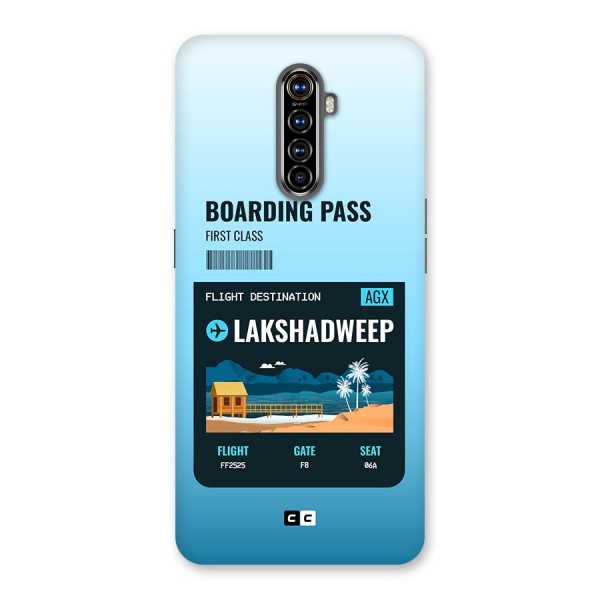 Lakshadweep Boarding Pass Back Case for Realme X2 Pro