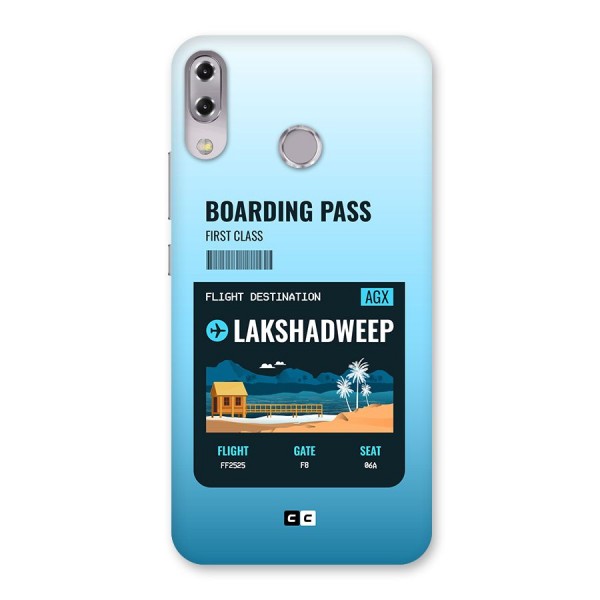 Lakshadweep Boarding Pass Back Case for Zenfone 5Z