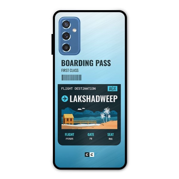 Lakshadweep Boarding Pass Metal Back Case for Galaxy M52 5G