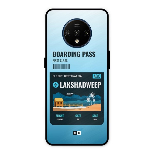 Lakshadweep Boarding Pass Metal Back Case for OnePlus 7T