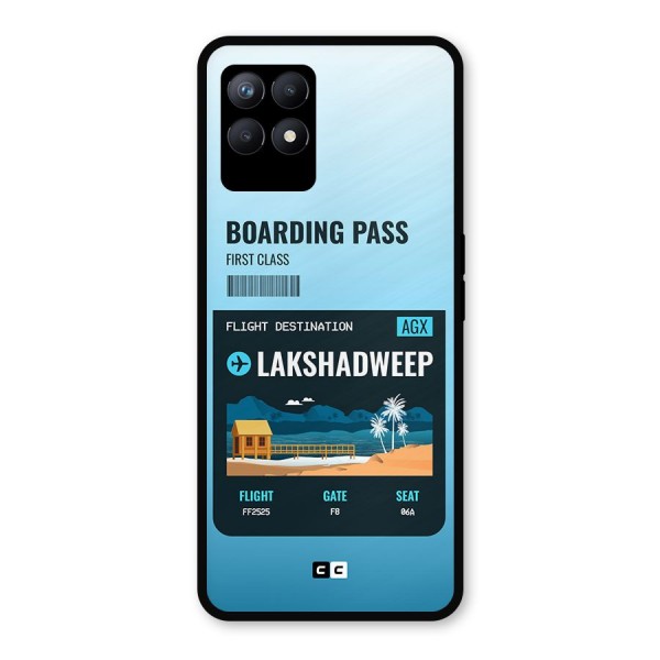 Lakshadweep Boarding Pass Metal Back Case for Realme Narzo 50
