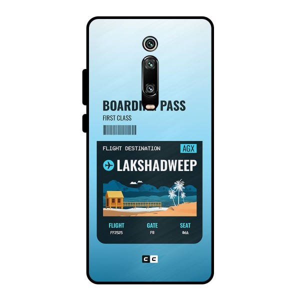 Lakshadweep Boarding Pass Metal Back Case for Redmi K20 Pro