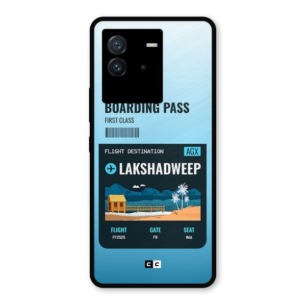 Lakshadweep Boarding Pass Metal Back Case for iQOO Neo 6 5G