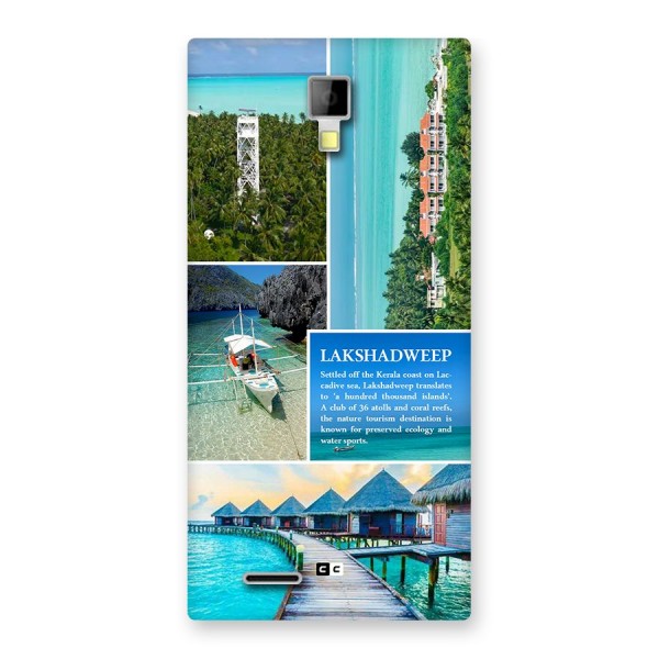 Lakshadweep Collage Back Case for Canvas Xpress A99